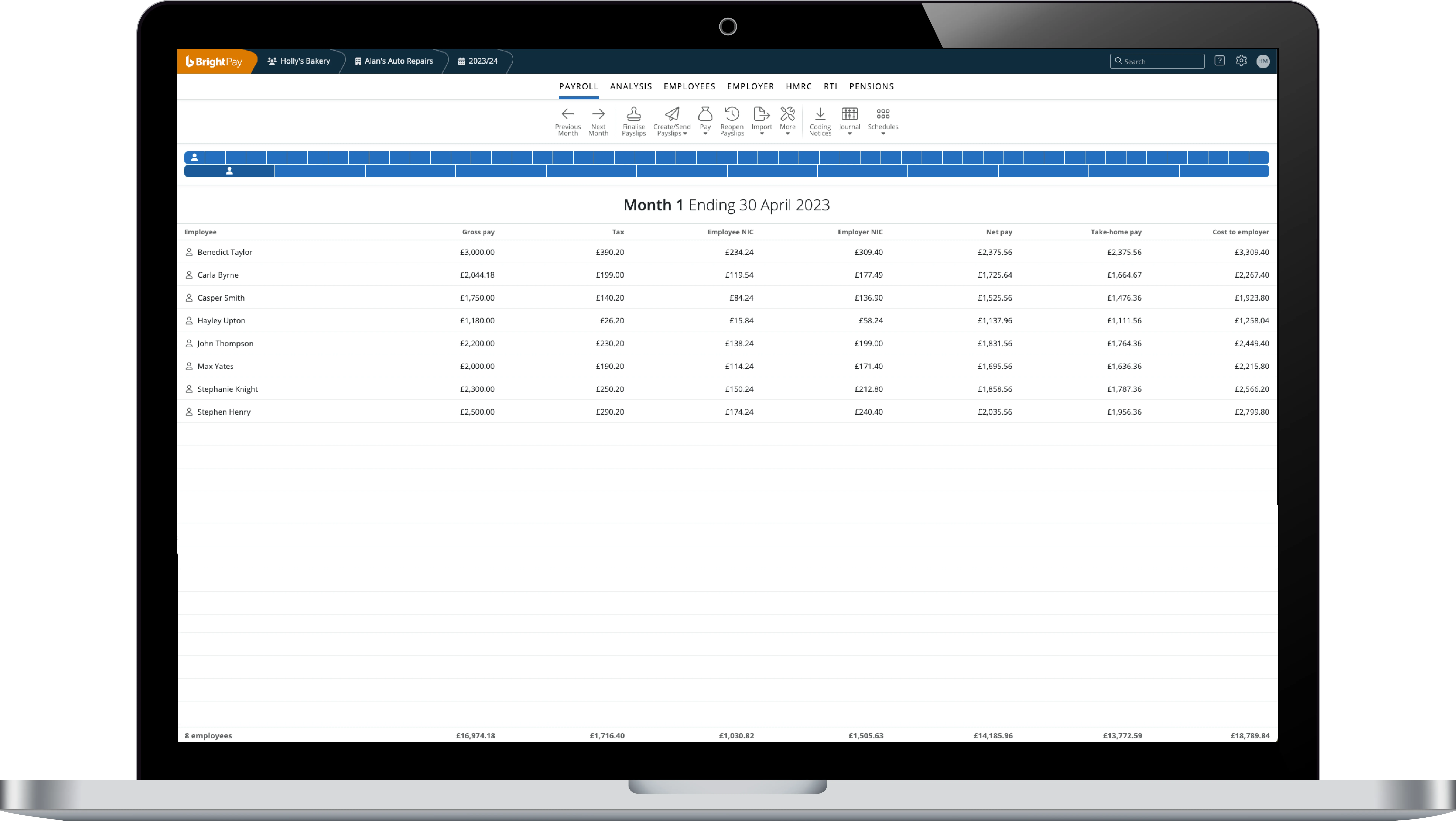 BrightPay Cloud Payroll Software BrightPay Cloud Payroll Software
