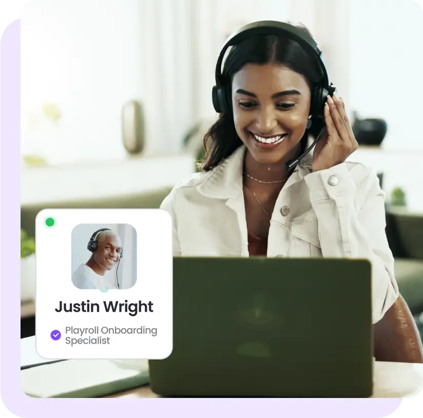 Remote employee hired by an EOR service